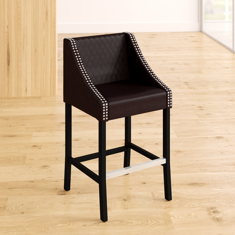 Tabouret de bar 28 po Shanell, Brun