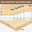 Comptoir de boucher non fini, banc de travail en bois massif 36 po x 25 po, comptoir de cuisine bricolage, bureau-142861343