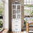  Bookcase Cabinet With Glass Doors And Large Storage Drawers-1141246818-1172613084