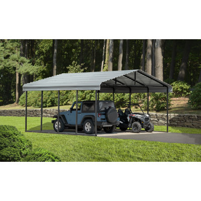 Galvanized Steel Carport, 20X20X9