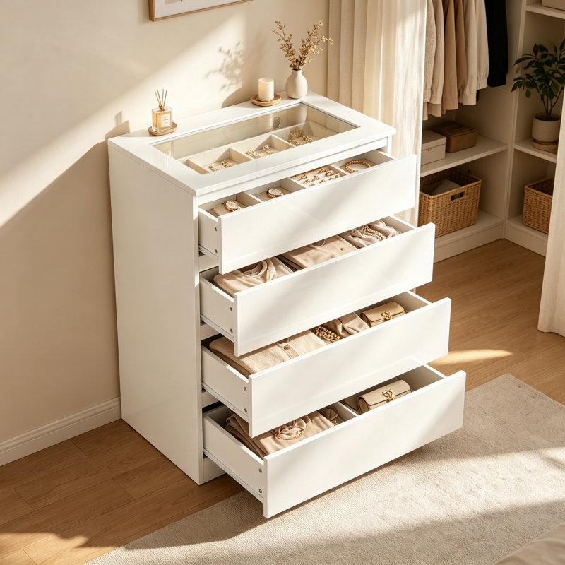 60 cm W Chest of 4 Drawers