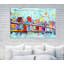 City 1 Piece Wrapped Canvas Painting-1436882327