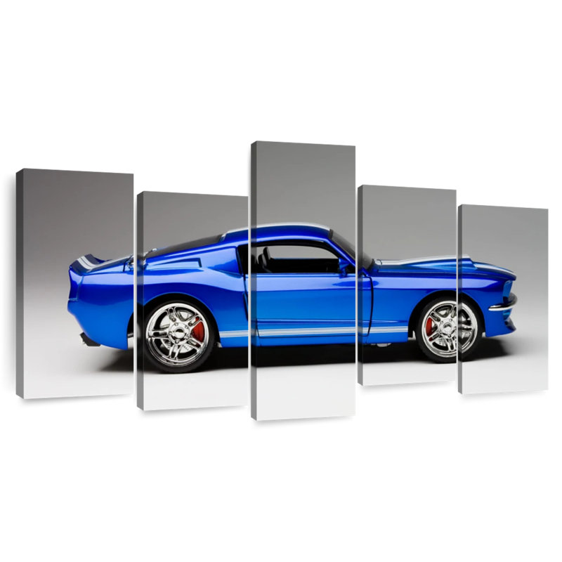 Voiture de sport Mehar Old Blue, H 24 po x l 49 po