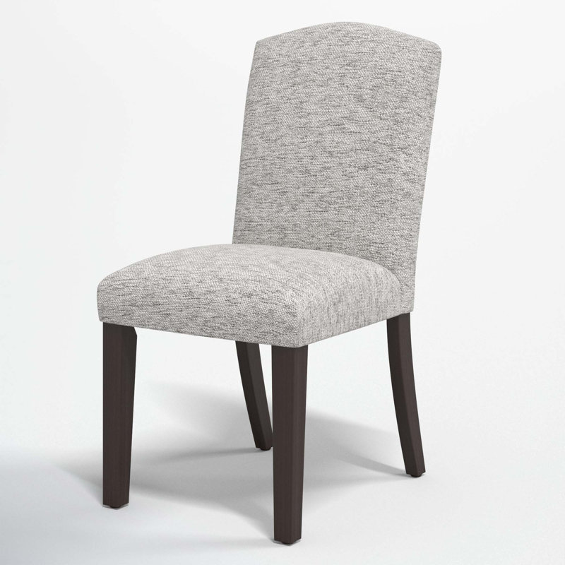 Chaise rembourrée Estrela, Tweed Sustain® brume Milsap, Espresso