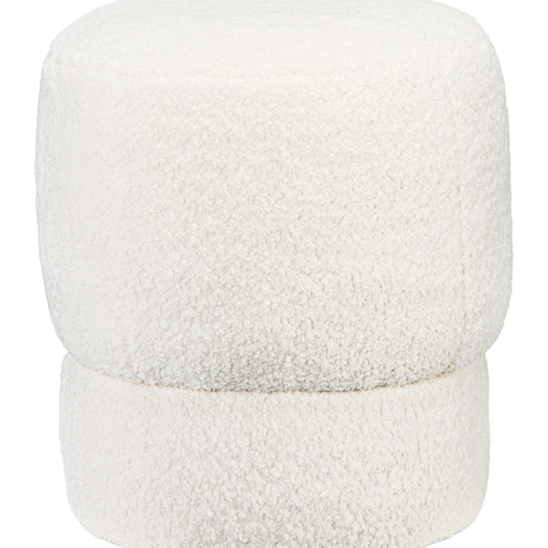 Élégante chambre à coucher avec mousse épaisse et molleton, base stable pour hall d'entrée blanc crème