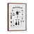Classic Brown Wood Framed Canvas