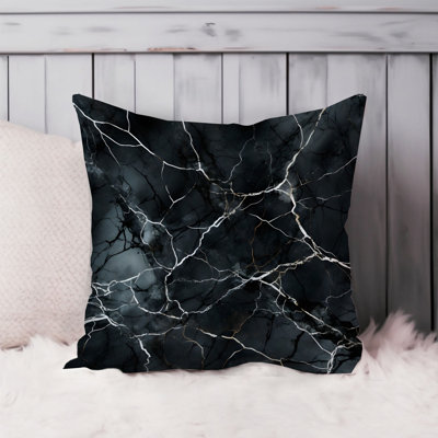 Abstract Black Marble Geode Symphony XVI Modern