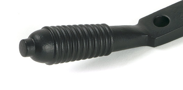 Reeded Stay, Matt Black, 29.6cm H x 1.6cm W x 0.9cm D