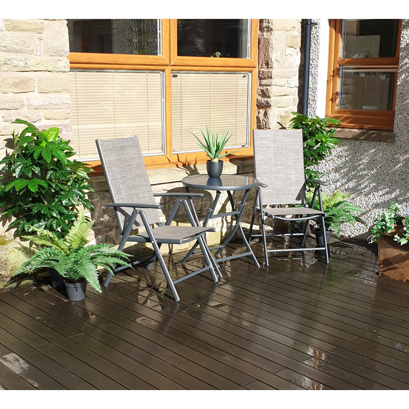 Corktown 2 - Person Patio Dining Set with Round Table