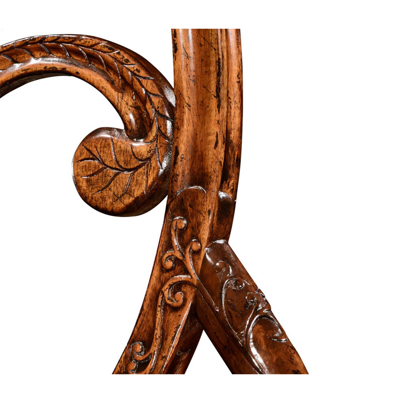 Windsor Upholstered Arm Chair, Medium Antique Chestnut, Medium Walnut