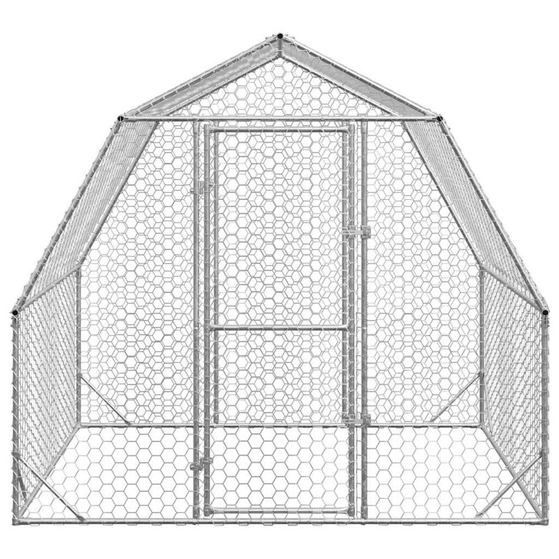  Grand poulailler durable en acier galvanisé