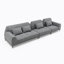 Upholstered L-Shaped Sectional Right Hand Facing-634679996