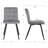 Furst 17.75'' H Tufted Velvet Upholstered Metal Side Chair-2033711543