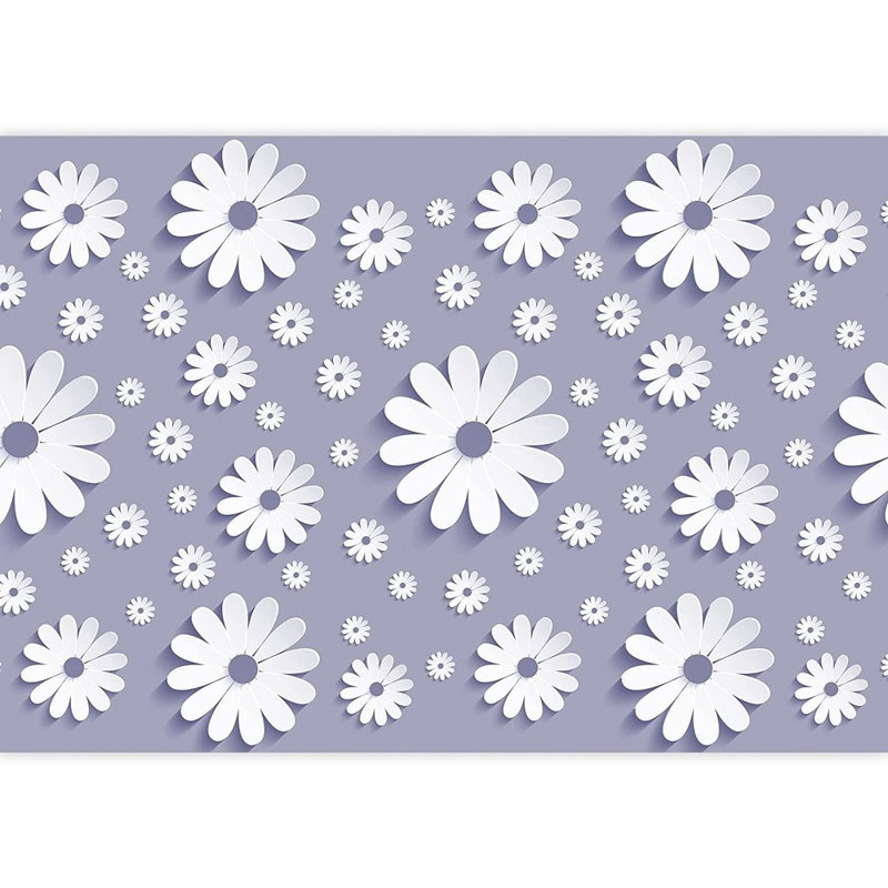 Murale fleur de marguerite, L 66 po x l 96 po