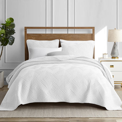 Ensemble de courtepointe en microfibre toutes saisons confectionnable