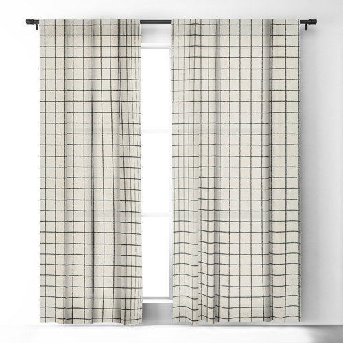 Hokku Designs Brylan Polyester Blackout Curtain Pair | Wayfair