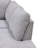 97.5" L-Shaped Sectional Sofa With Built-In Cup Holders
