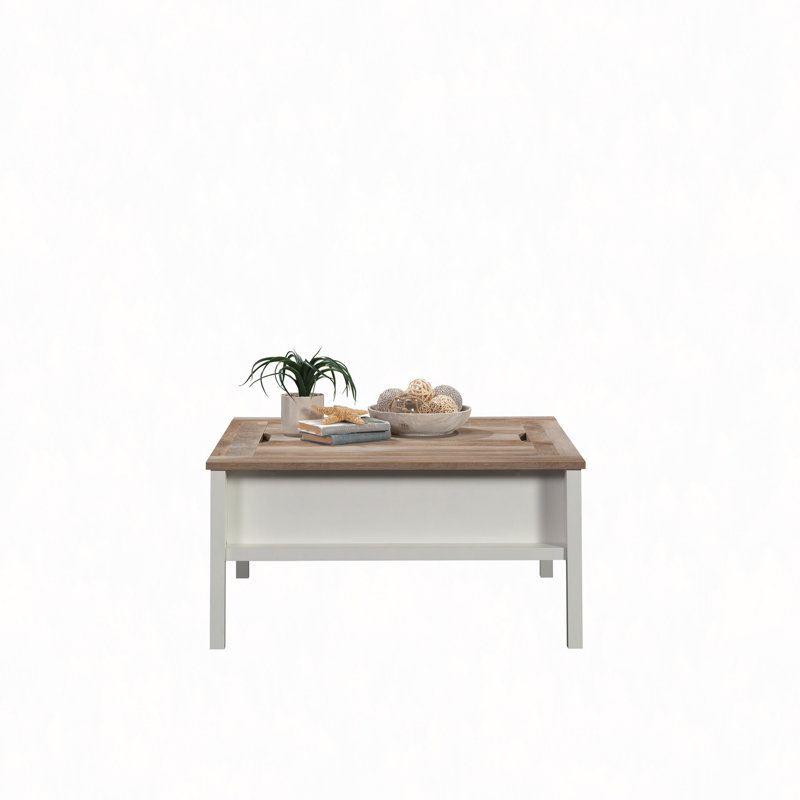 Gaming/Coffee Table, White Finish