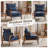 2Pcs Chenille Accent Chair Armchair With Pillow-1175849215