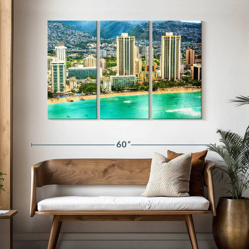Gillard Waikiki Beach, H 32 po x l 50 po