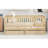 Wood Daybed With Fence Guardrails And 2 Drawers, Split Into Independent Floor Bed With Daybed-433976545-433976559