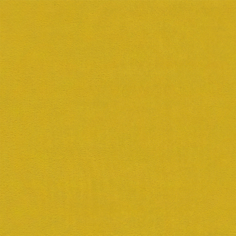 Chaise berçante Hrisula, Jaune moutarde, Noyer