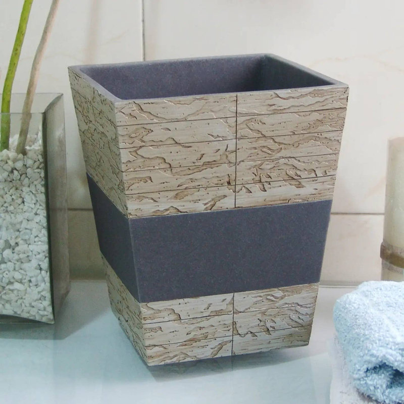 Oneita Cement Wastebasket, 7Qt