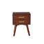 Table de chevet 2 tiroirs Capricorn