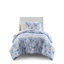 Christa Floral Striped Duvet Cover Set-1557442337