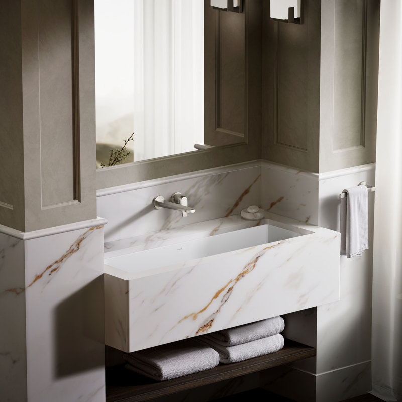 Verticyl 42-1/2 In. Rectangular Undermount Bathroom Sink