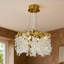 Lustre en cristal moderne à 5 lumières à intensité variable, luminaire suspendu branche d'arbre