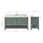 Magnolia Bath Vanity Oval Basin S061SCWOV-2033526075