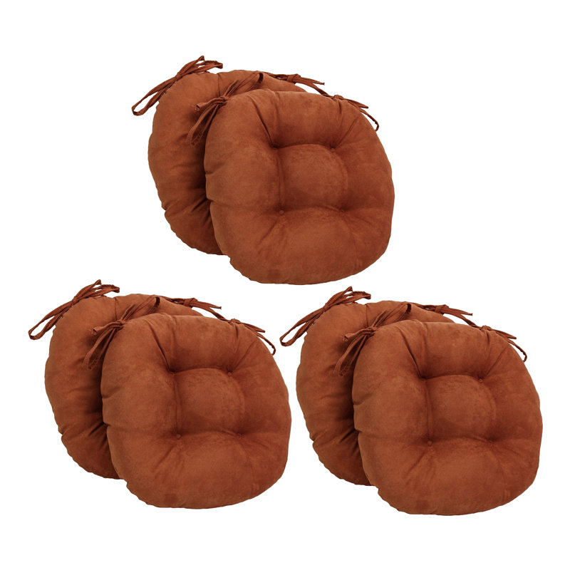 Outdoor 3.5'' Dining Chair Seat Cushion, Spice