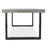 Clement Rectangular Metal Outdoor Dining Table , in. W in. D-23397690-91134559