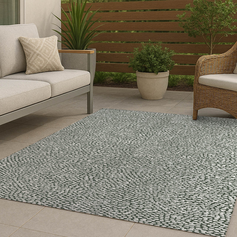 Twinkle Splat Non-Slip Outdoor Rug, Rectangle 2' x 3'