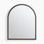 Alessandrino Solid Wood Freestanding Overmantle Arch Mirror - Simple Mid Century Design-1065826786