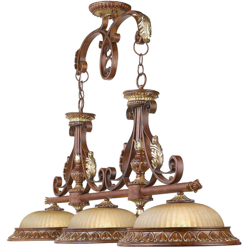 Lustre classique à 3 lumières Aaima