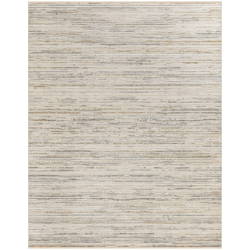 Calvin Klein CK078 Summit 7'10" x 10'2" Ivory Multicolor Modern Indoor Rug, Rectangle 7'10" x 10'2"
