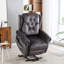 Holmsten 92cm Wide Chenille Lift Assist Standard Recliner with Massager