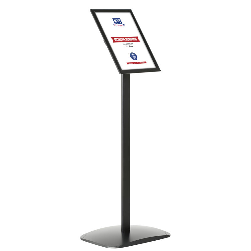 Porte-affiche à piédestal, H 39,37 po x l 9,84 po x P 11,81 po