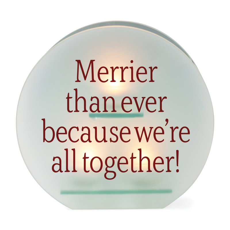 Tealight Merrier que jamais parce que nous