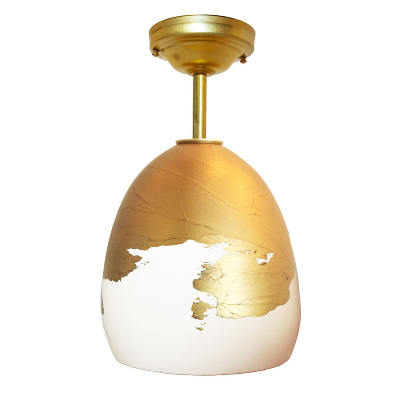 Architect 1 - Light Pendant, White & Brass Ombre, Not UL Listed for Dry Locations, No Bulb Included