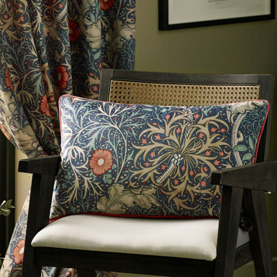Seaweed Floral Rectangular Throw Pillow Cover