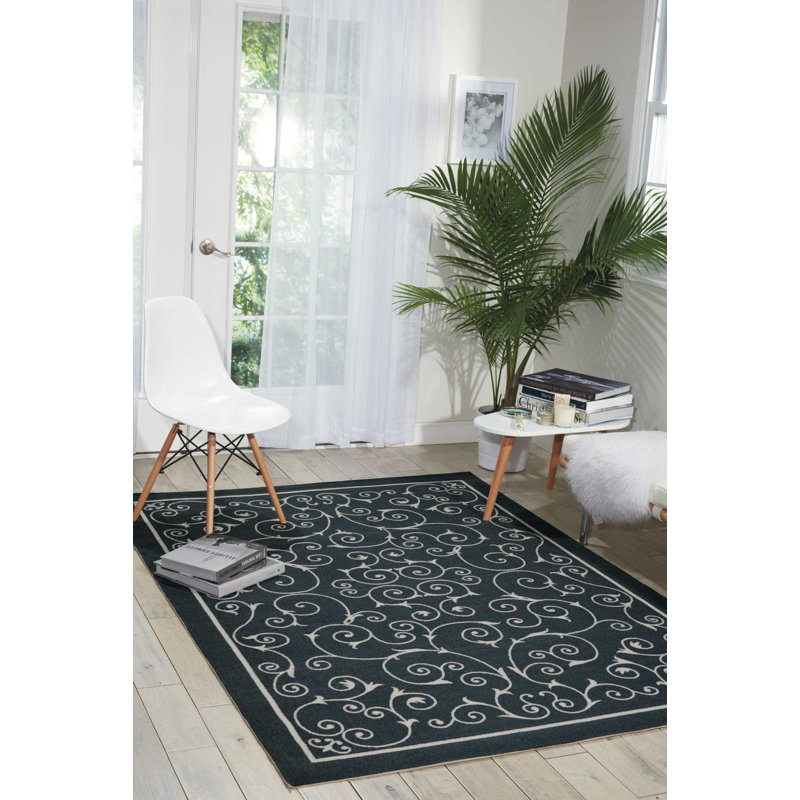 Tapis noir Dian, Rectangle 10 pi x 13 pi