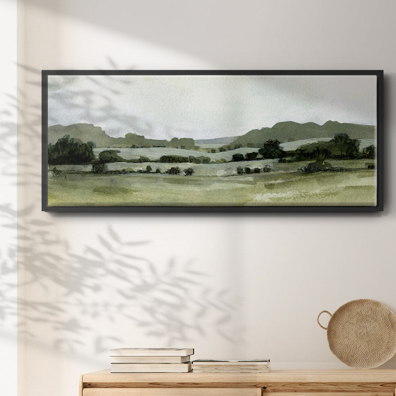 Vert Landscape III- Framed Canvas