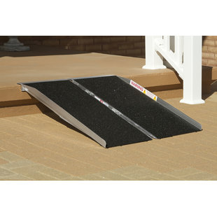 Prairie View Industries Metal Foldable Portable Ramp