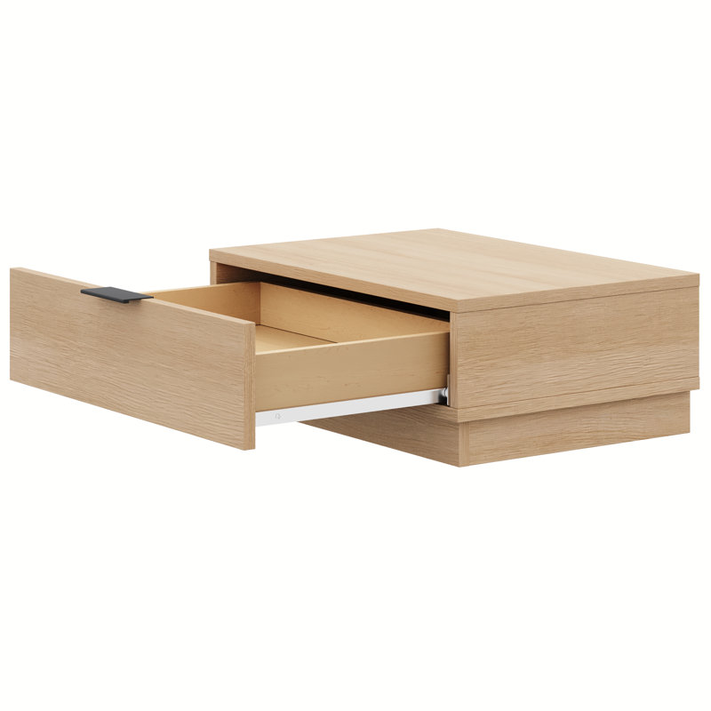 Table de chevet beige Satori, ensemble de 2, Beige