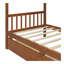 Lit simple en bois avec tiroirs, noyer-1012408813