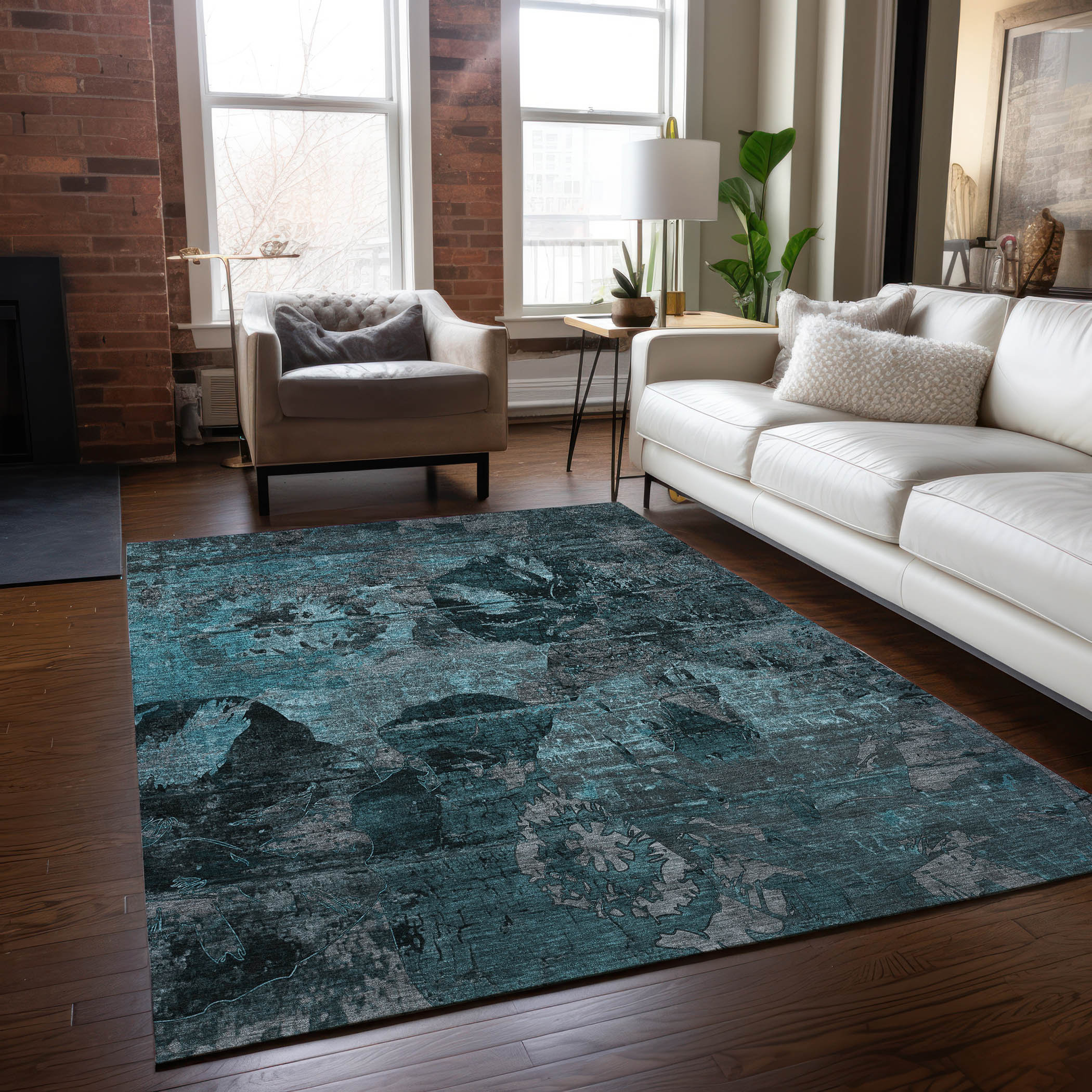 Langley Street Julieta Indoor/Outdoor Area Rug with Non-Slip Backing ...