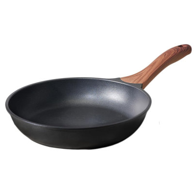 Nonstick Skillet 9.5 Inches Black Granite, Non Stick Frying Pan For Chef Cooking, Omelette Pan Egg Frying Healthy Stone Cookware, Compatible With All Stovetops, PFOA Free (Granite, Round-9.5Inch)